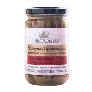 Ekologiska Gröna Oliver med Paprika